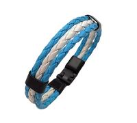 MFUPR Mens Wrist Bracelets Women's Leather Bracelet,Flag Leather Bracelet,Classic World Cup Bangle,Simple Multi-Layer Braided Leather Bracelet,Adjustable Multicolor Bracelet(Argentina)