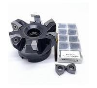 MFWN900 50R 63R 80R MFWN900 100R 90°double-sided hexagonal plane heavy cutting milling cutter disk with WNMU080608 milling blade(10PCWNMU080608LY9030)