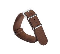 MFXFKOKGAX 20mm 22mm Retro Soft Leather Watchband Strap Fit For Omega For Seiko Smartwatch Wristband Dark Brown Bracelet(Dark Brown,22mm)