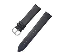 MFXFKOKGAX 8mm 10mm 12mm 13mm 14mm 15mm 16mm 17mm 18mm 19mm 20mm 21mm 22mm Ultra Thin Leather Watch Strap Soft Plain Waterproof Band(Dark Blue,22mm)