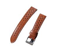 MFXFKOKGAX Breathable Watch Strap Fit For Tag Heuer For Seiko Band 22mm Retro Wristband Men Women Bracelet Accessories(Red Brown,18mm)