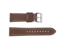 MFXFKOKGAX Leather Watch Band 20mm 22mm 24mm Dark Brown Black Strap Fit For Omega For Seiko Smartwatch Wristband Quick Releas(Dark brown,22mm)