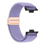 MFXFKOKGAX Magnetic Braided Nylon Loop Band Fit For Xiaomi Redmi Watch 4 5 Strap Adjustable Sport Replacement Correa Bracelet For Mi 9 8 Pro(Purple-B,Mi band 9pro 8pro)
