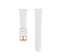 MFXFKOKGAX Soft Watch Band Women's Strap 6mm 8mm 10mm 12mm 15mm 18MM Small Size Width First Layer Bands Belt Red White(White-rose,16mm-width)