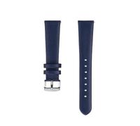 MFXFKOKGAX Soft Watch Band Women's Strap 6mm 8mm 10mm 12mm 15mm 18MM Small Size Width First Layer Bands Belt Red White(Dark blue-silver,6mm-width)