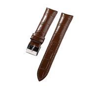 MFXFKOKGAX Universal Watchband Strap Bamboo Joint Pattern 18mm 20mm 22mm Men Women Waterproof Bracelet Watch Accessories(Dark Brown,22mm)