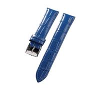 MFXFKOKGAX Universal Watchband Strap Bamboo Joint Pattern 18mm 20mm 22mm Men Women Waterproof Bracelet Watch Accessories(Blue,20mm)