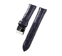 MFXFKOKGAX Universal Watchband Strap Bamboo Joint Pattern 18mm 20mm 22mm Men Women Waterproof Bracelet Watch Accessories(Dark Blue,18mm)