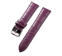 MFXFKOKGAX Universal Watchband Strap Bamboo Joint Pattern 18mm 20mm 22mm Men Women Waterproof Bracelet Watch Accessories(PURPLE,18mm)