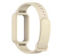 MFXFKOKGAX Watchband Fit For Redmi Band 3 Wristband Silicone Single Color Integrated Strap For Xiaomi 9 Active Accessories(Beige)