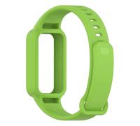 MFXFKOKGAX Watchband Fit For Redmi Band 3 Wristband Silicone Single Color Integrated Strap For Xiaomi 9 Active Accessories(Green)