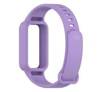 MFXFKOKGAX Watchband Fit For Redmi Band 3 Wristband Silicone Single Color Integrated Strap For Xiaomi 9 Active Accessories(PURPLE)