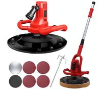 MFYDPP Concrete Trowel,with Extension Rod,Concrete Mixer,1680W Electric Plaster Mortar Cement Putty Trowel, Wall Smoothing Polishing Machine