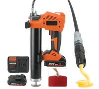 MFYDPP Cordless Grease Gun,500cc Electric Grease Machine,80CM High Pressure Grease Delivery Hose,Max Working Pressure: 10000PSI,with 1*Battery & Charger