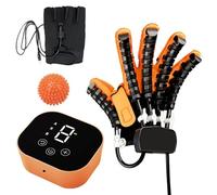 MFYDPP Hand Rehabilitation Robot Gloves, Hand Exerciser Aids Robotic Glove,Finger Orthosis,for Cerebral Palsy Arthritis Stroke Hemiplegia Patient(Size:L,Color:Right Hand)