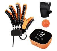 MFYDPP Hand Rehabilitation Robot Gloves, Robot Hand Exerciser For Stroke Hemiplegia Aids Patients,Finger Orthosis(Size:L,Color:Right Hand)
