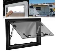MFYDPP Motorhome Side Window, Tinted Side Window For Caravan, Tilt Window For Motorhome Hinged Window For Caravan, Van, Motorhome,For 25-35mm Thickness Wall(Size:350 * 280mm)