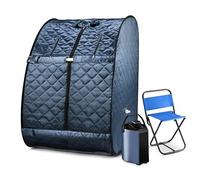 MFYDPP Portable Sauna Steam Tent,Sauna Box For Home,Sauna Tent,with 1000W 3L Sauna Steamer, Remote Control, Folding Chair