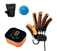 MFYDPP Rehabilitation Robot Gloves, Hand Stroke Recovery Equipment, Left & Right Hand Finger Rehabilitation Trainer, Relieve Hand Stiffness(Size:M,Color:Right Hand)