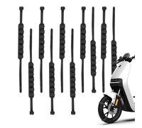 MFYOUPK 10 Pack Motorcycle Snow Chains, Reusable Anti Skid Snow Chain Non-Slip Snows Tyre Grips Adjustable Tire Cable Belts For Motorcycles, Bicycles, Scooter