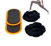 MFYOUPK 2 Pack Oval Glider Discs, Exercise Core Sliders With Feet Covers Fitness Sliders Core Trainer Exercise Equipment For Abdominal & Full Body Workouts, Home Gym & Pilate