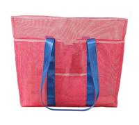 MFYOUPK Beach Bag Mesh,Pool Storage Pouch - Beach Organizer Bag - for Beachgoers Visitors Travel Gym Swim Class Yacht Dorm Picnic Summer Vacation Boat Trip Water Park Camping