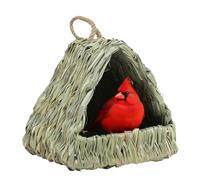 MFYOUPK Birdhouses for Outdoors | Woven Grass Roosting Pockets,Hummingbird Nest House - for Sparrow Parrot Cockatiel Finch Chickadee Parakeet Canary