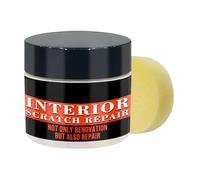 MFYOUPK Car Interior Polish Wax, Dashboard Recoloring Balm Car Interior Wax, 100g Refurbishment Paste with Sponge for Garage Daily-Drive Home Automotive Maintenance