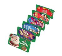 MFYOUPK Christmas Cash Envelopes | Holiday 10-Slot Booklet Stocking Stuffers - Holiday Cash Envelope with Tassels - for Valentines Birthday Special Event Festive Occasion Mom Dad Friends Family