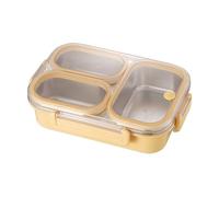 MFYOUPK Clunch Containers | Stainless Steel Meal Prep Holder | Leak Proof 3-Compartment Case for Kids School Daycare Kindergarten Lunch Travel Picnic Dinner Car Airplane Work
