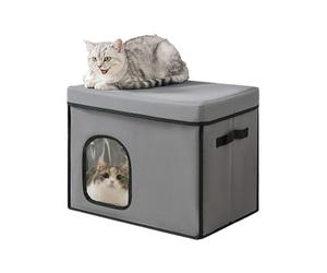 MFYOUPK Cooling Cat House | Foldable Cat Sleeping Cooling House | Sleeping Shelter Enclosure Hammock for Home Bedroom Indoor Apartment Balcony Travel Outdoor Car