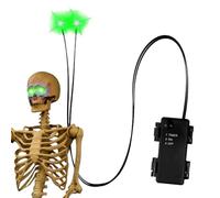MFYOUPK Halloween LED Glowing Light Up Eyes, Glowing Eyes For Skulls With Timer Cosplay Props Halloween Decoration Lights For Indoor Outdoor Tombstones Skeletons