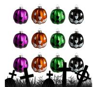 MFYOUPK Halloween Tree Pumpkin Ornament | Mini Pumpkins Ball Ornament,Colorful Small Tree Pendants Fall Festival Decor for Events Hall Carnival Theater Party Haunted House
