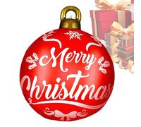 MFYOUPK Large Christmas Balls - 23Inch Large Inflatable Outdoor Ball Decorations - Big Props Festive Decorations for Party Winter Garden Party Festival Yard Porch Outside Indoor