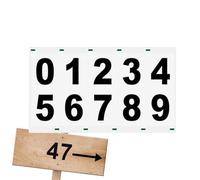 MFYOUPK Mailbox Stickers Numbers | Waterproof Reflective Sticky Numbers for Outside - Trash Can Decals for Residential Commercial Buildings Doors Gates Trucks Cars Garbage Bins