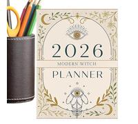 MFYOUPK Manifesting Journal | 2026 Manifestation Journal Diary Notebook,12-Month Workbook for Meditation Planning Writing Morning Evening Mindfulness Yoga Travel Home Beginners Witch