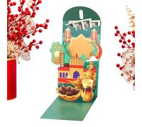 MFYOUPK Money Red Envelope - 3D Pop-Up Cash Storage - New Year Money Red Envelopes | for Greeting Card Marriage Christmas Birthday Wedding Men Women Boys Youth Teens