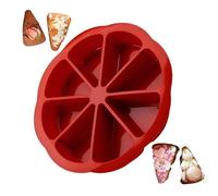 MFYOUPK Silicone Baking Moulds, 8 Cavities Silicone Cake Pan Triangle Pizza Cake Mould Cheesecake Molds Baking Tool for Brownies Muffins Scone Pizza Soap