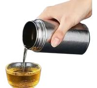 MFYOUPK Titanium Water Bottle - Hot Cold Drinks 200ml | Titanium Insulated Water Bottle - for Hiking Picnic School Gym Cycling Girls Teens Boys Adults Students