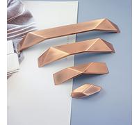 MFYS 7.55" Brushed Copper Pulls Dresser Knobs Drawer Pulls Handles Kitchen Cabinet Handle Door Hardware Rustic Cupboard Handle 192 mm (1, 7.55" Hole to Hole)