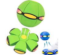 Mfyxde Magic Metaball Bouncing Ball, Children's Bouncing Ball Magic Meta Balls, Automatic Rebound Double The Fun, Magics Metaball Flying Saucer (6 Light,Green)