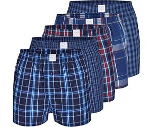MG-1 Men's Webboxer Boxer Shorts Economy Pack M - 3XL Chequered Pack of 5, Set 2, M