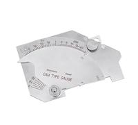 MG - 8 Bridge Cam Welding Gauge, Stainless Steel Welding Measuring Tool for Fillet Leg Throat Undercut and Joint Inspection, with Markings for Clear Readings in mm or Inches
