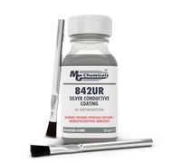 MG Chemicals 842UR Silver Conductive Coating - 1-Part Heat-Cured Polyurethane for Package-Level EMI Shielding, Smooth, Flexible, Tough & Highly Conductive at Thin Films