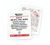 MG Chemicals 99.9% Isopropyl Alcohol Wipe, 6" Length x 5" Width (Box of 25).