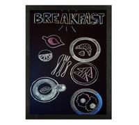 Mg Design Wooden Chalkboard 15.7 × 19.7 in (40 × 50 cm) - Durable Blackboard with Wooden Frame, Wipe-Clean Surface for Home, Bars & Schools