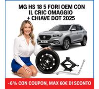 MG HS 18 Inch Space Saver Spare Wheel OEM Jack + Free Wrench DOT 2025