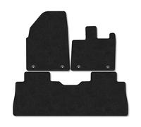 MG IM6 (2025+) Car Mats Accessories Tailored Fit Carpet Floor Mats Non Slip Black Trim Full Coverage Compatible Accessory Front Rear Set Anti Slip Granulated Backing Hand-Finished Clips