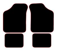 MG Metro 1986-1998 Car Mats UK-Made Tailored Fit Carpet Floor Mats Full Coverage Compatible Accessory Red Trim