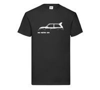 MG Metro 6R4 T-Shirt Group B Rally Legend Silhouette Official Licenced Product (UK, Alpha, M, Regular, Regular, Black)